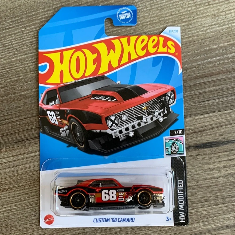 Hot Wheels Custom 1968 Camaro Chevrolet Hotwheels 60s Chevy Red Race Car 2024 🆕
